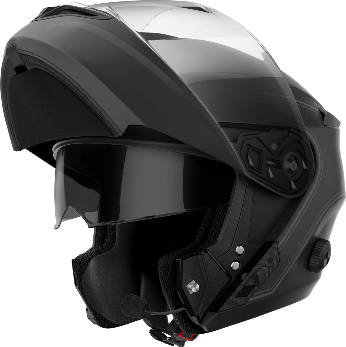 Sena Outrush R Helm Mat Zwart, motorhelm van Sena, productfoto 3