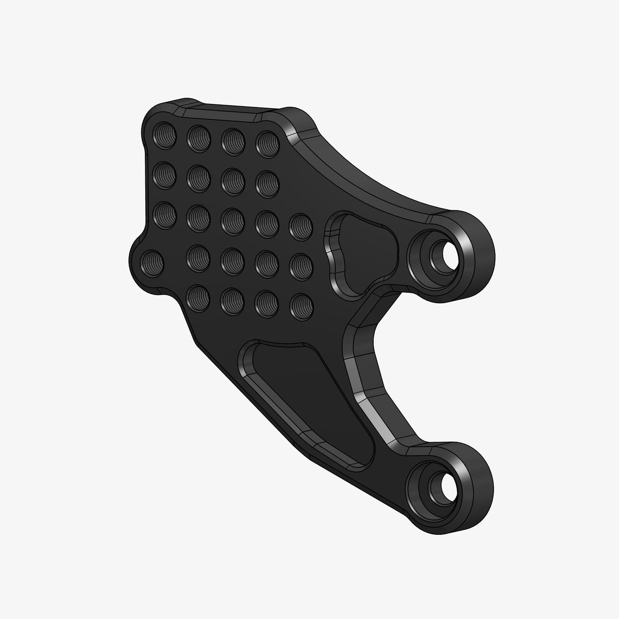 Aluminum back plate for H009 - H008