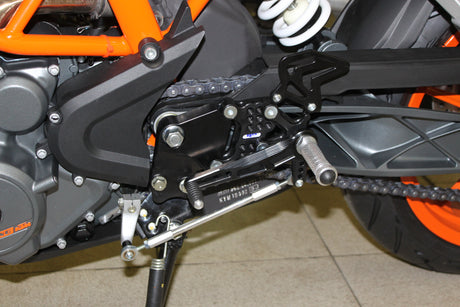 PP Tuning Rearset / Remschakelset KTM Duke SM 125/200/390 (2011-2017) – RACE CONCEPT / 543