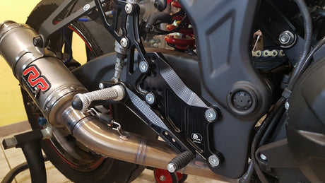 PP Tuning Rearset / Remschakelset Yamaha YZF R3 (2015 - ), R25/MT03/MT25 – RACE CONCEPT – Full Race Version / 690