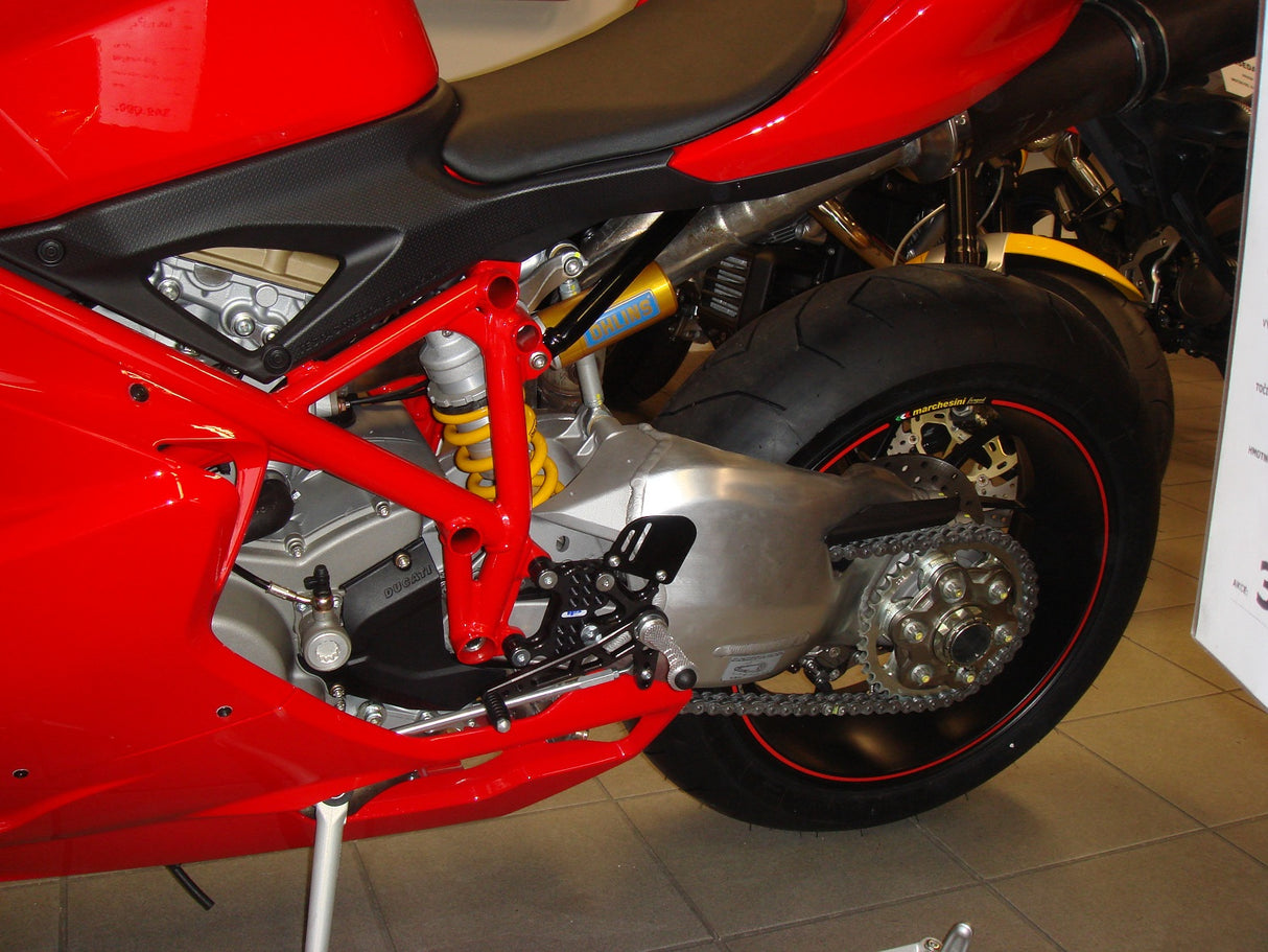 PP Tuning Rearset / Remschakelset Ducati 1098, 1198, 848, (2007-2011) – RACE CONCEPT / 537