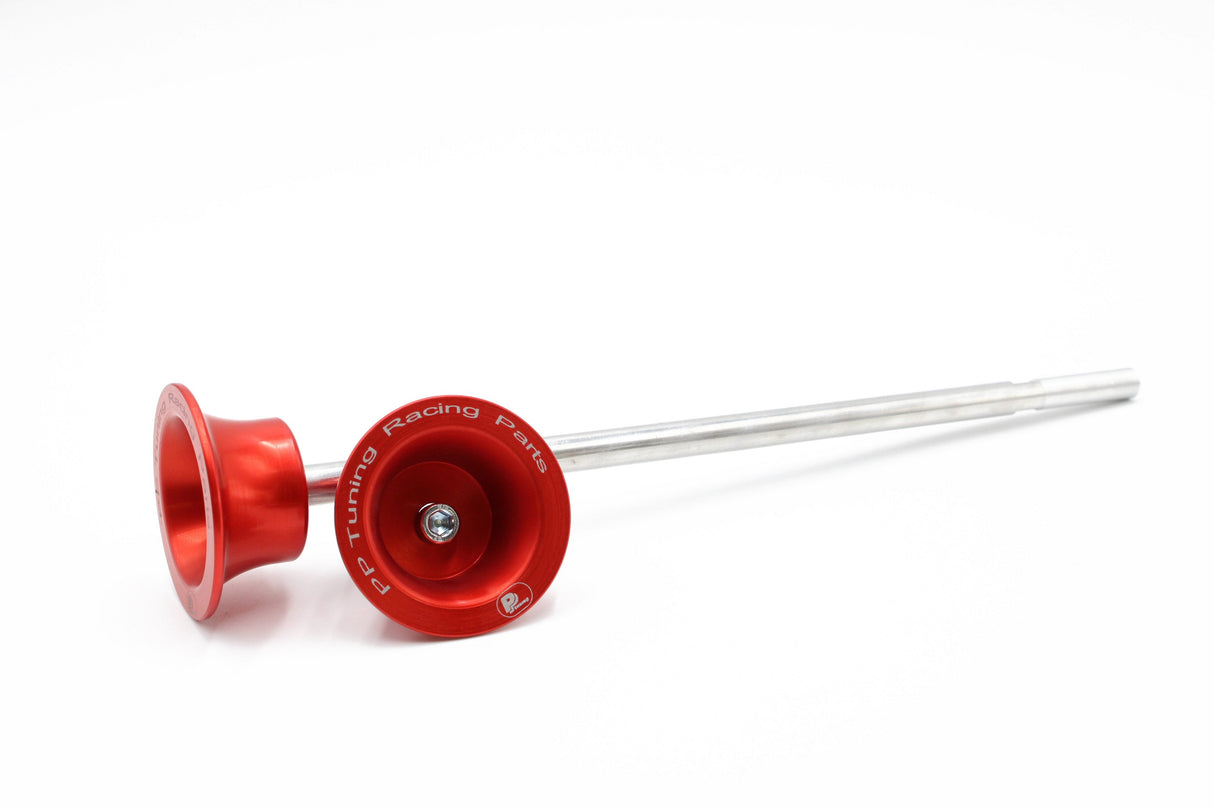 PP Tuning Axle Sliders 3322 / Asbeschermers KTM 790/890 Duke/R (2018-2023) – Voor – Rood