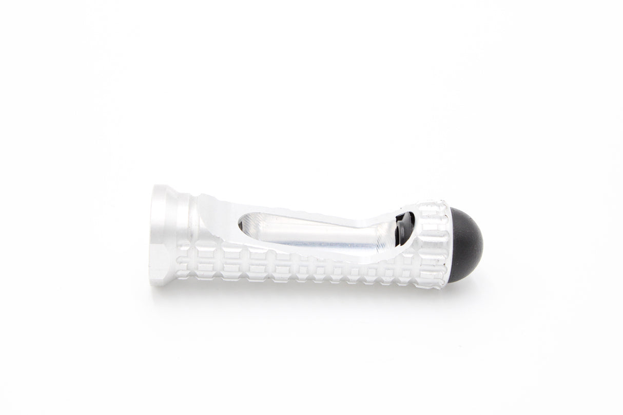 PP Tuning Footpeg 807R / Voetsteun – 80 mm – Zilver