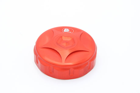 PP Tuning Brake / Oil Cap / Reservoirdop – Caps for fluid tank M38 x 4  (inner diameter 34,5 mm) – Rood