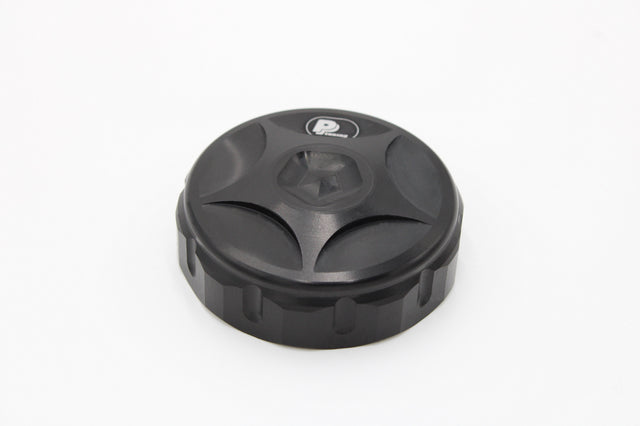 PP Tuning Brake / Oil Cap / Reservoirdop – Caps for fluid tank M38 x 4  (inner diameter 34,5 mm) – Zwart