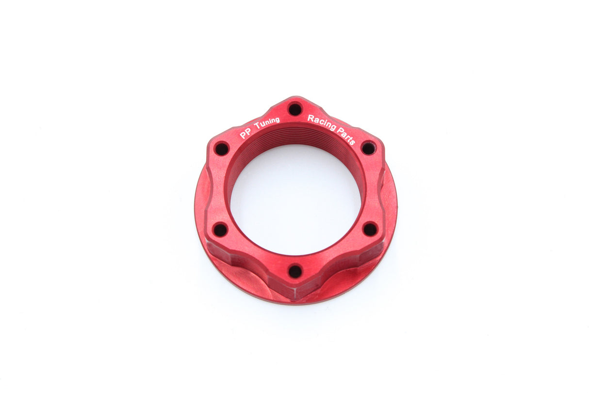 PP Tuning Accessory / Onderdeel – Triple tree upper nuts M24 x 1 – Rood