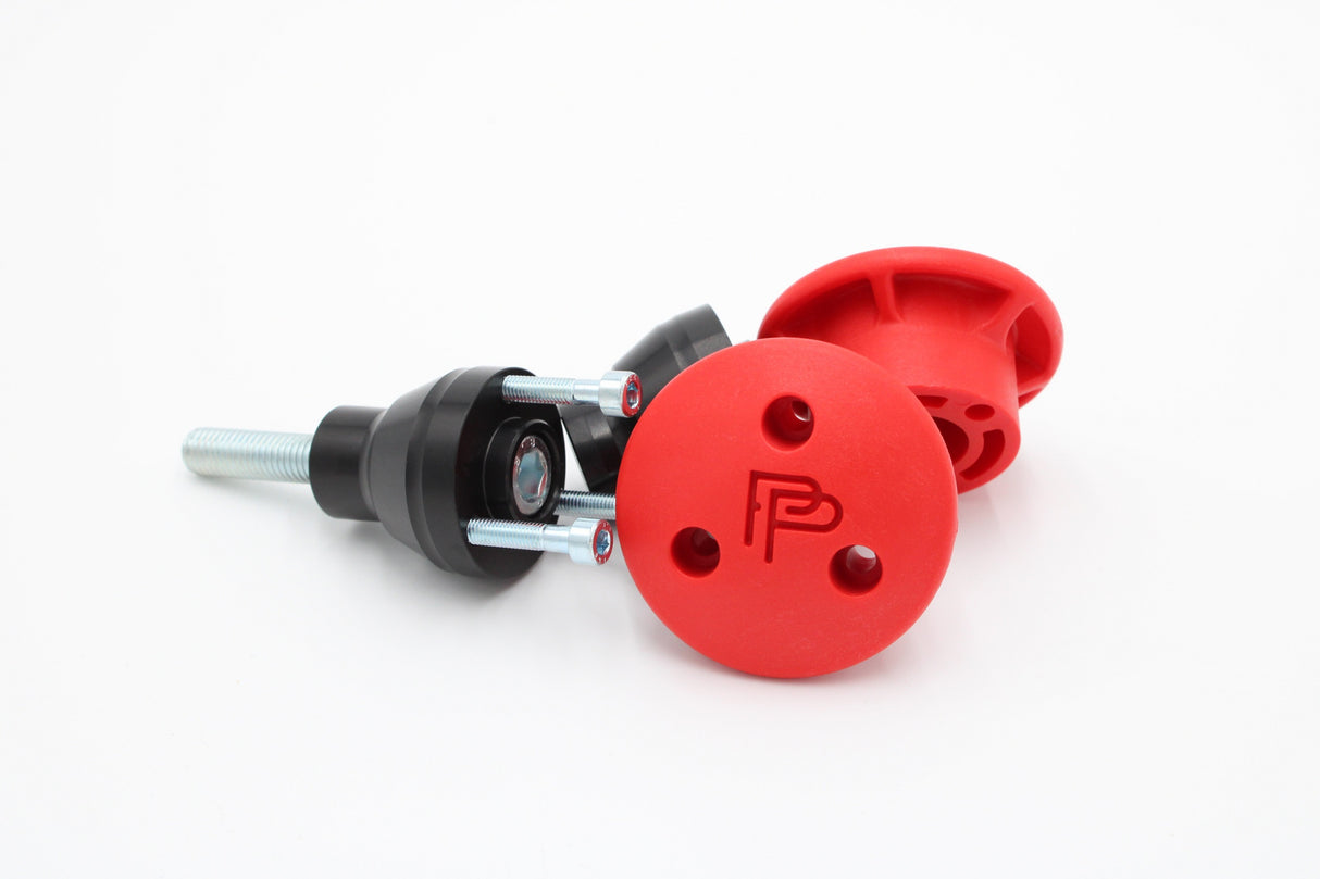 PP Tuning Crash Protectors 40414 / Valblokken Yamaha XSR 900 GP (2022–heden) – Design 2 – Rood