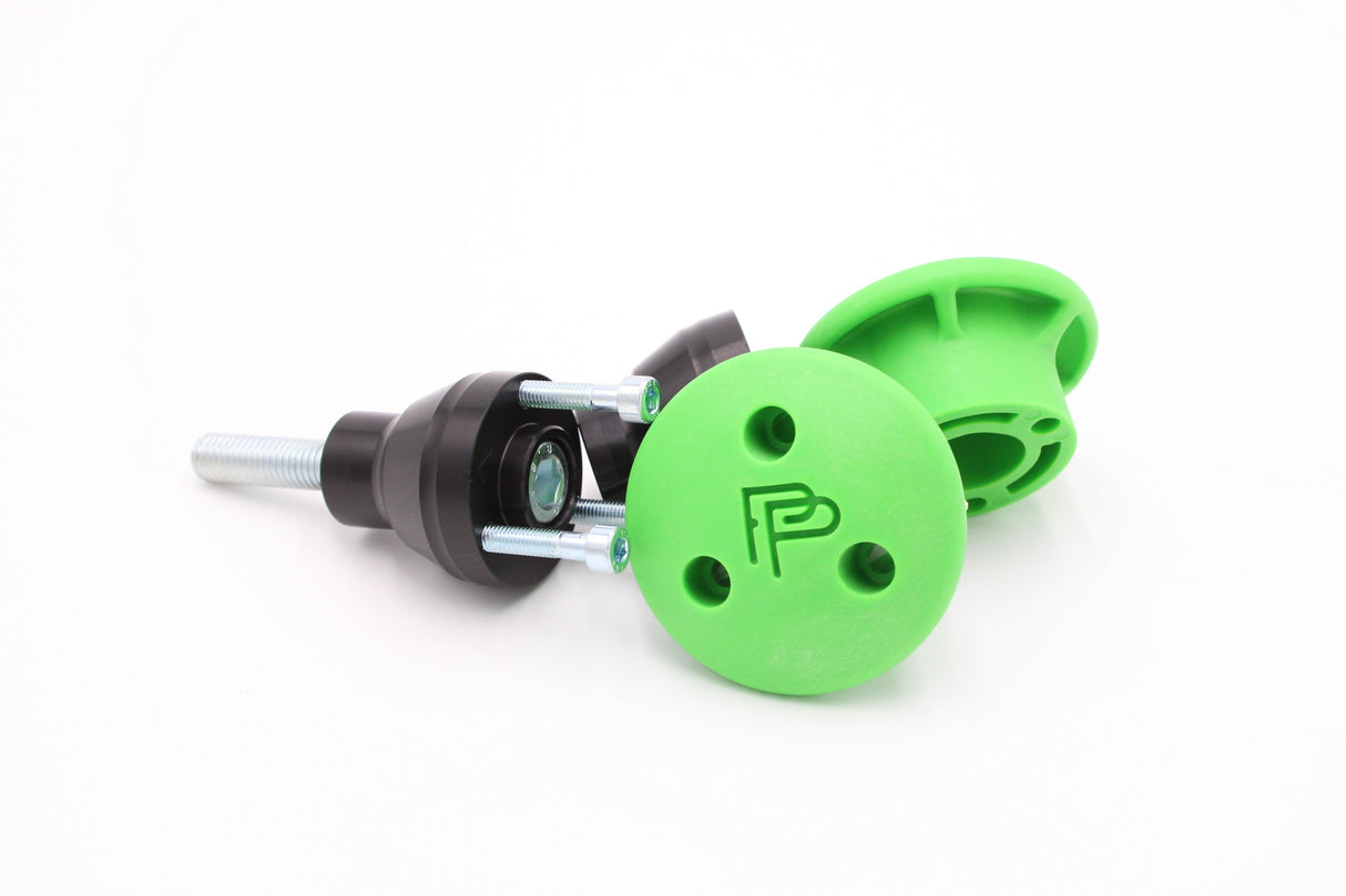 PP Tuning Crash Protectors 40411 / Valblokken Yamaha XSR900 / MT09 / XSR 900 (2014–2021) – Design 2 – Groen