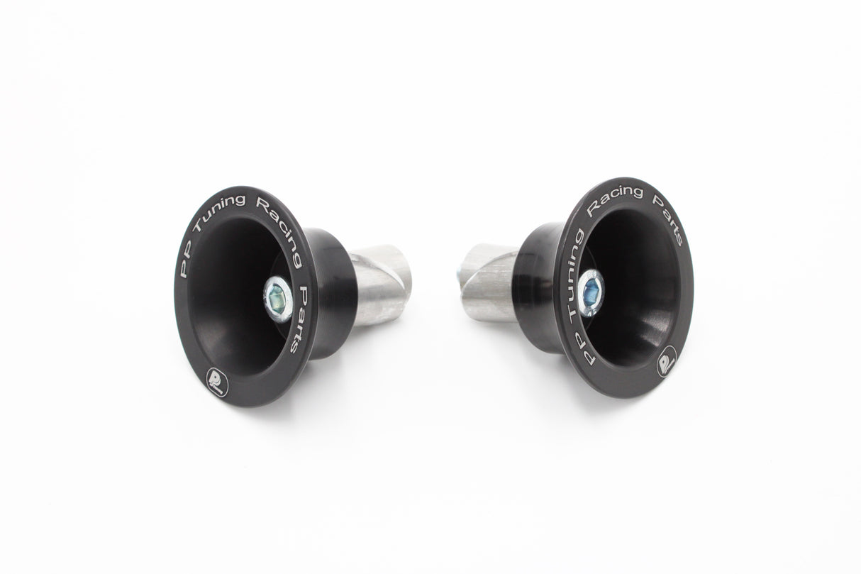 PP Tuning Axle Sliders 3325 / Asbeschermers Kawasaki ZX-10R (2016-2025) – Voor – Zwart