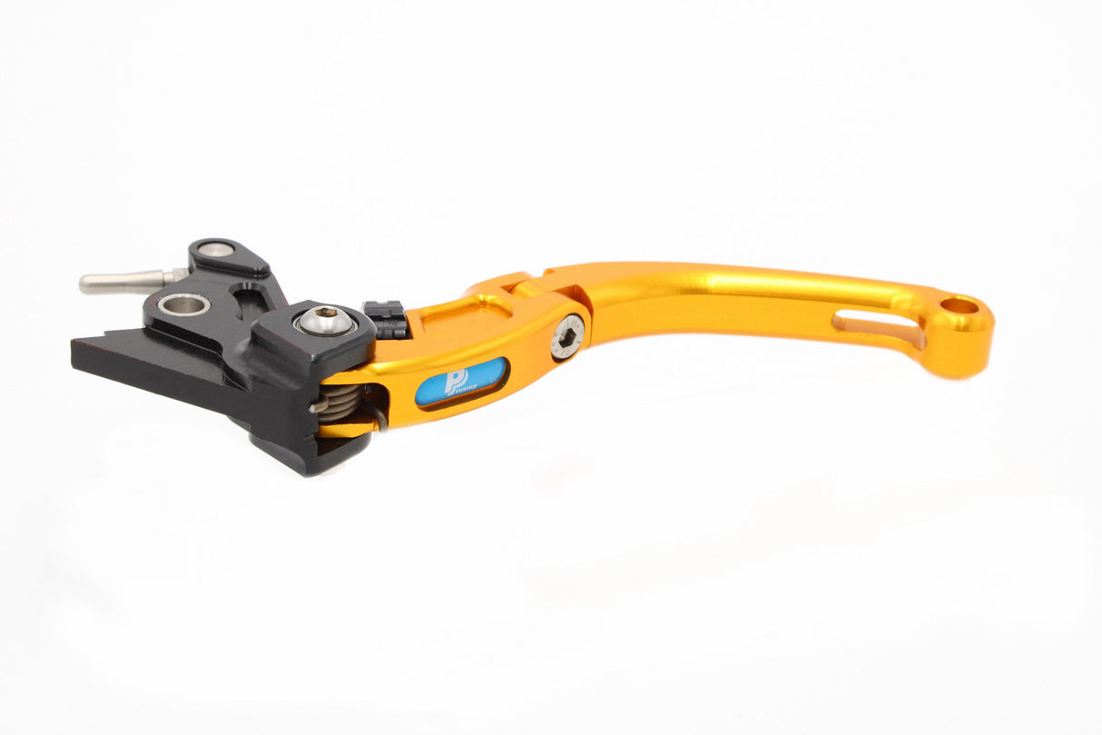 PP Tuning Clutch Lever 2027 / Koppelingshendel Aprilia RSV 1000 TUONO (2002–2005) – 170 mm – Goud