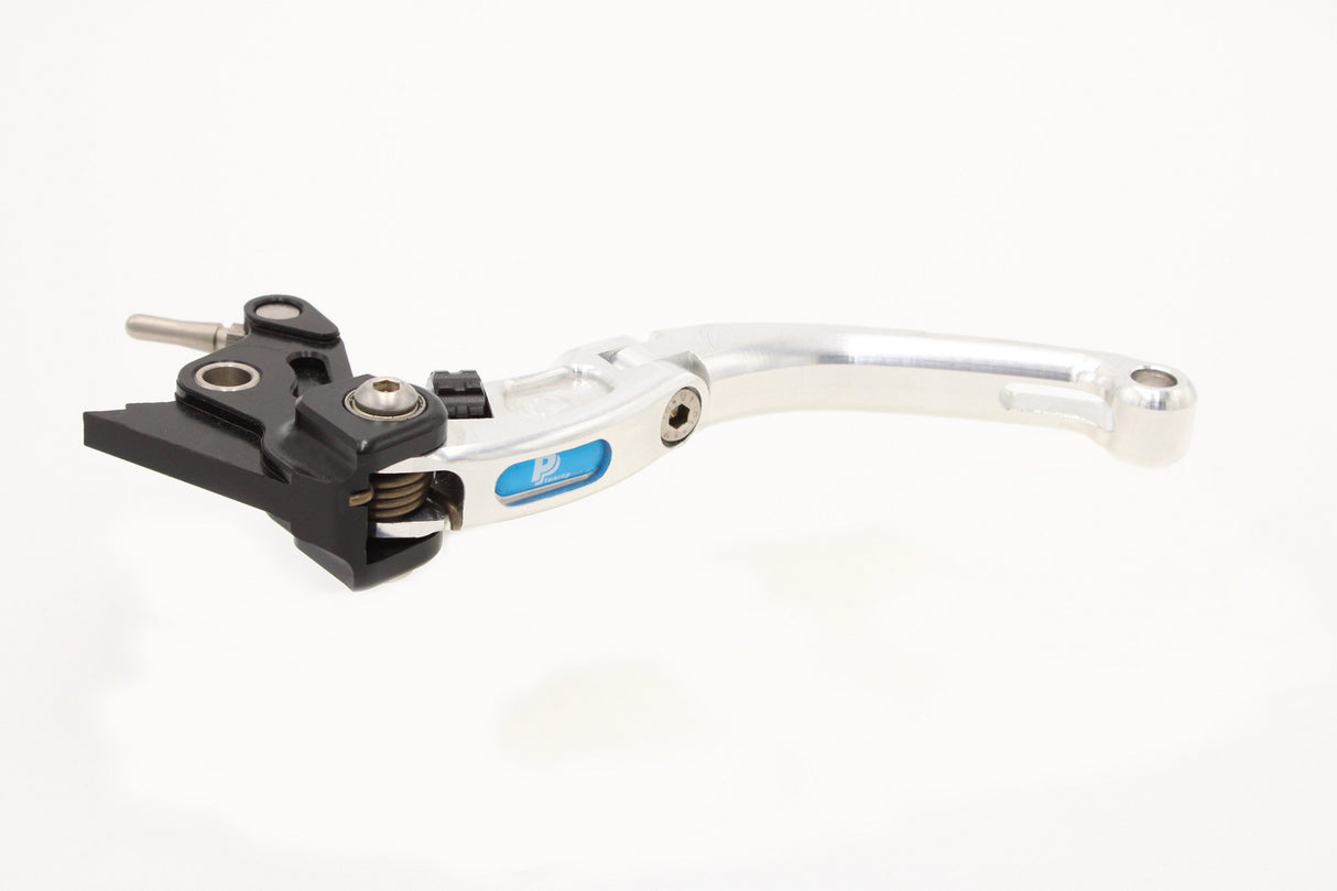 PP Tuning Clutch Lever 2027 / Koppelingshendel Aprilia RSV 1000 TUONO (2002–2005) – 170 mm – Zilver