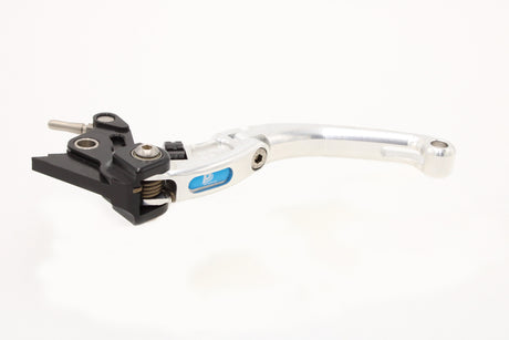 PP Tuning Clutch Lever 2027 / Koppelingshendel Aprilia RSV 1000 TUONO (2002–2005) – 170 mm – Zilver