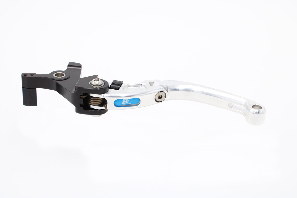 PP Tuning Clutch Lever 2032L / Koppelingshendel Yamaha T-Max 500 / T-Max 530 (2008–2014) – 170 mm – Zilver