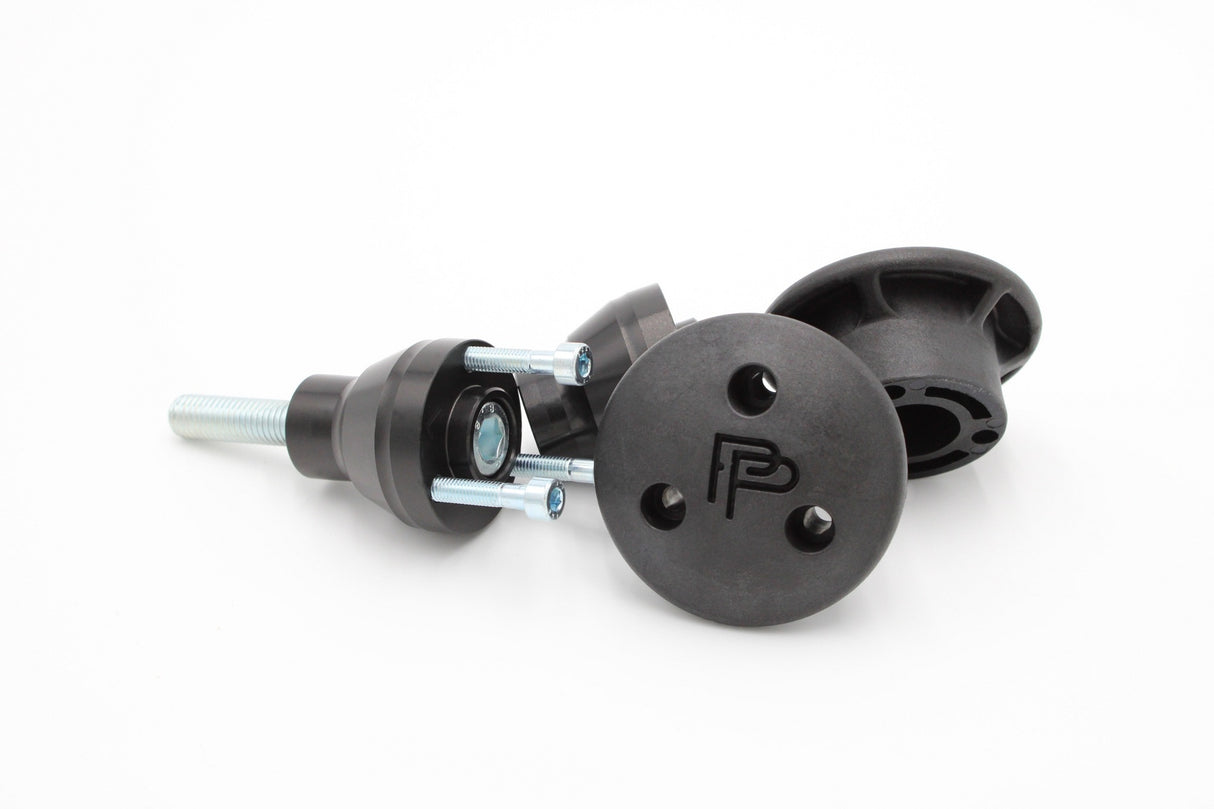 PP Tuning Crash Protectors 40409 / Valblokken Yamaha MT09 / XSR 900 (2014–2020) – Design 2 – Zwart
