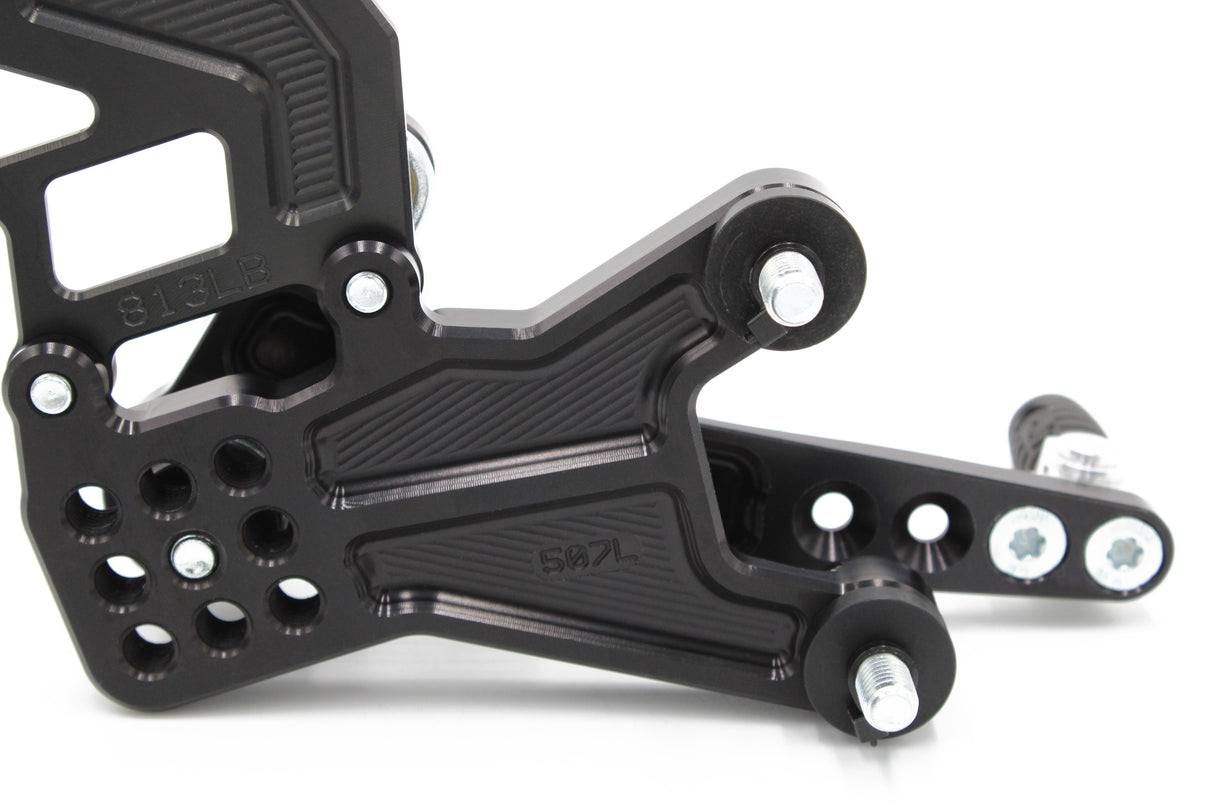 PP Tuning Rearset / Remschakelset Aprilia RSV4 / Tuono 1100 (2017 - ) – RACE CONCEPT – Reverse Shift / 5070CS