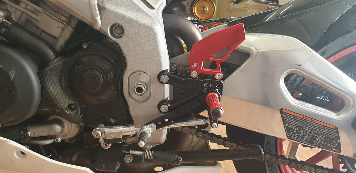 PP Tuning Rearset / Remschakelset Aprilia RSV4 / Tuono 1100 (2017 - ) – RACE CONCEPT / 507CR