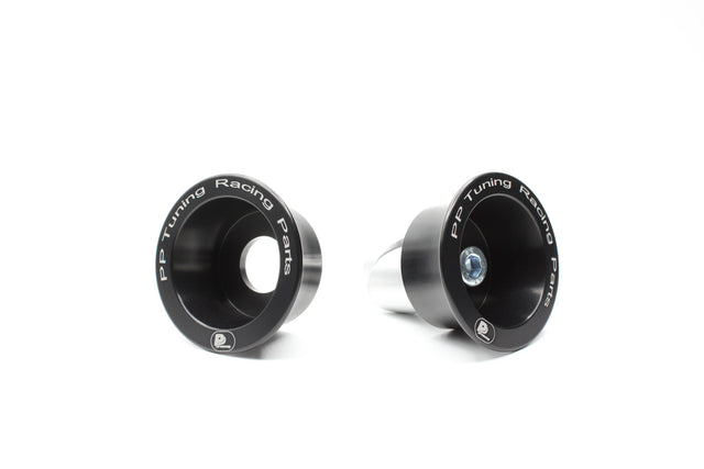 PP Tuning Axle Sliders 3330 + 3331 / Asbeschermers Honda CBR 600RR (2024-2025) – Voor – Zwart