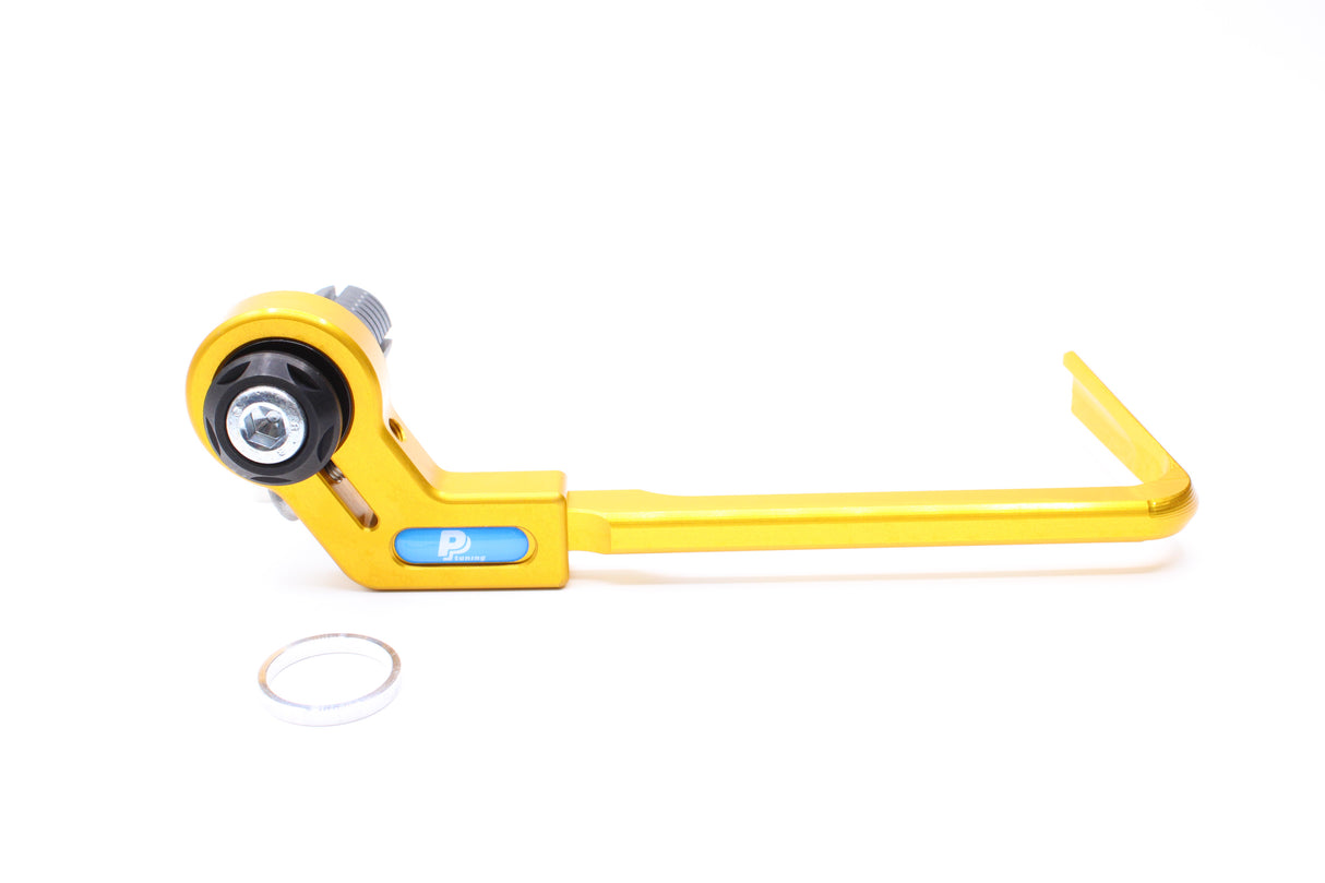 PP Tuning Lever Protectors (Rem- en Koppelingsbeschermers) – Rem · Verstelbaar · Racing Design 2 – 18–20 mm – Goud