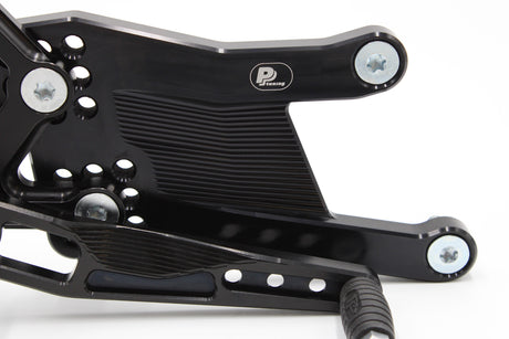 PP Tuning Rearset / Remschakelset Yamaha R1 (2007–2008) rear set, reverse shift – RACE CONCEPT – Reverse Shift / 6820