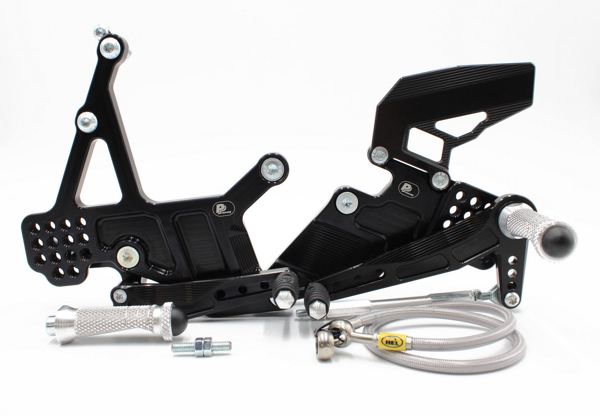 PP Tuning Rearset / Remschakelset Kawasaki Ninja 400 (2018-) GP track version – RACE CONCEPT / 651
