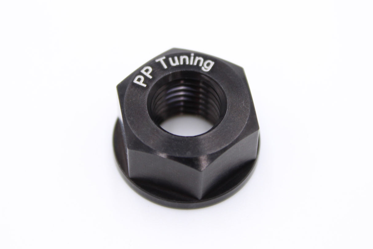 PP Tuning Accessory / Onderdeel – Nuts rear sprocket flange M10 x 1,25 Ducati/MV Agusta/Honda/Yamaha – Zwart