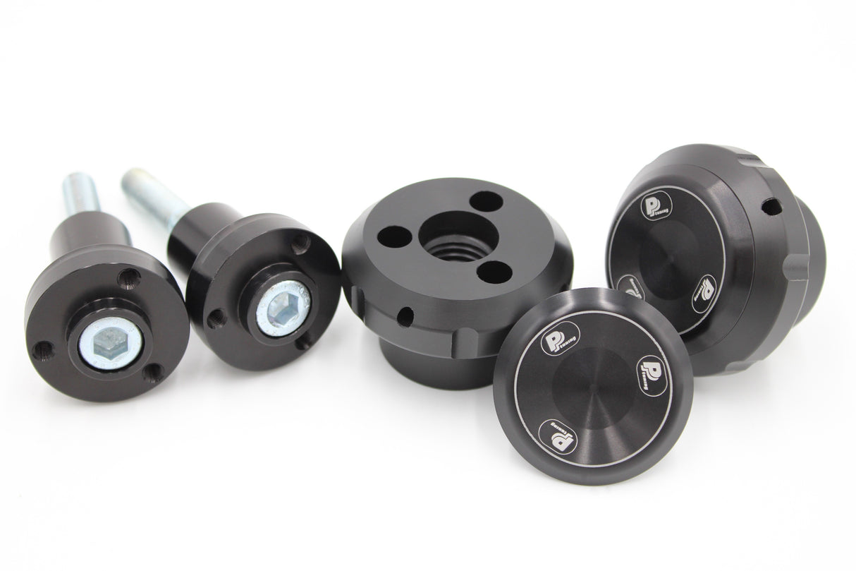 PP Tuning Crash Protectors 40402 / Valblokken Yamaha FZS 1000 Fazer (2000–2005) – Design 1 – Zwart