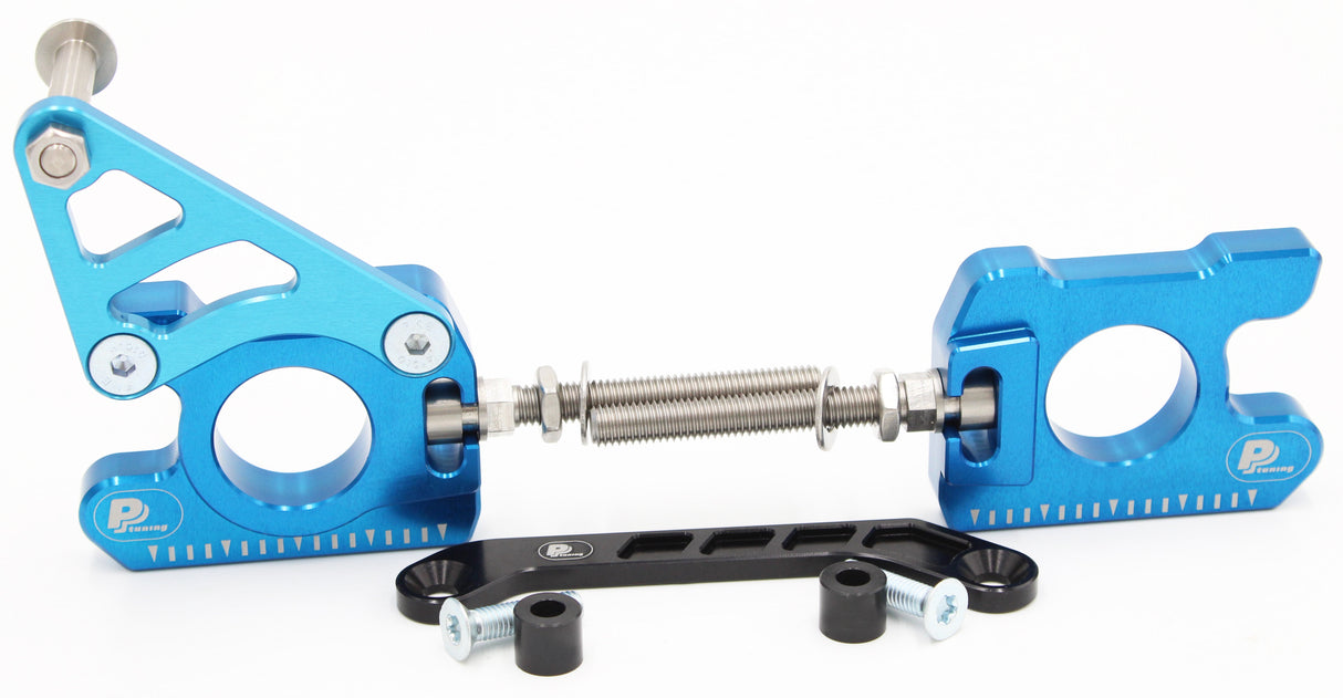 PP Tuning Chain Adjuster / Kettingspanner – Yamaha R1 (2020 - ) – Blauw