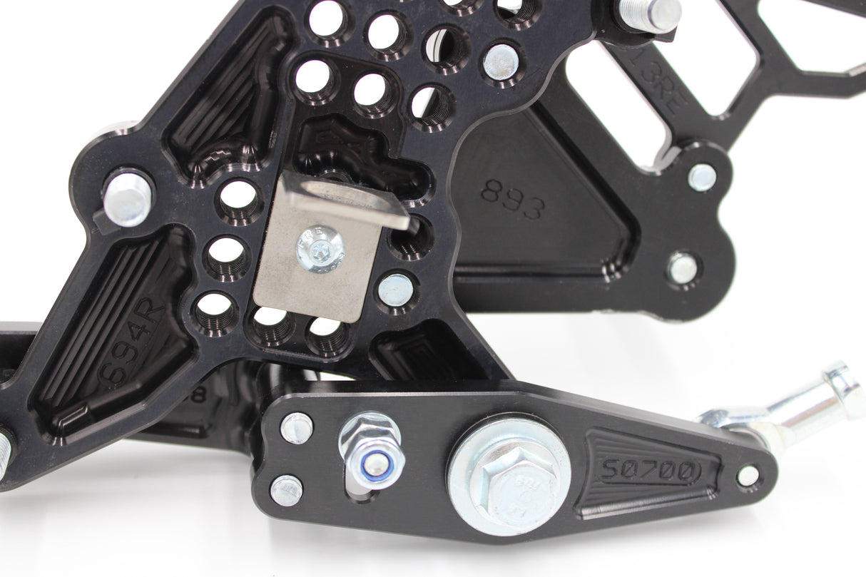 PP Tuning Rearset / Remschakelset Yamaha YZF-R7 (2021-2025) – RACE CONCEPT – Standaard Shift / 694