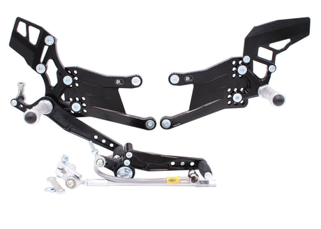 PP Tuning Rearset / Remschakelset Yamaha R1 (2007–2008) rear set, reverse shift – RACE CONCEPT – Reverse Shift / 6820