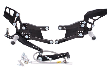 PP Tuning Rearset / Remschakelset Yamaha R1 (2007–2008) – RACE CONCEPT – Standaard Shift / 682