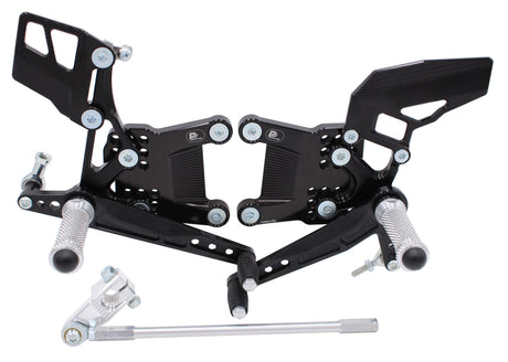 PP Tuning Rearset / Remschakelset Kawasaki ZX-10R (2011-2015) GP – RACE CONCEPT / 6450