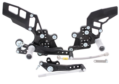 PP Tuning Rearset / Remschakelset Honda CBR 1000RR (2017-2019) – RACE CONCEPT – Reverse Shift / 6710