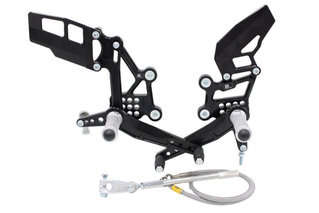 PP Tuning Rearset / Remschakelset Kawasaki Ninja 250/300,(2013-2017) – RACE CONCEPT / 646