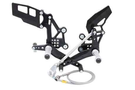 PP Tuning Rearset / Remschakelset Kawasaki Ninja 250/300 (2013-2017) – RACE CONCEPT – Reverse Shift / 6460