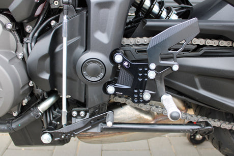 PP Tuning Rearset / Remschakelset Triumph Trident 660 (2021-) without QS – RACE CONCEPT – Standaard Shift / 549