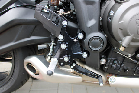 PP Tuning Rearset / Remschakelset Triumph Trident 660 (2021-) without QS – RACE CONCEPT – Standaard Shift / 549