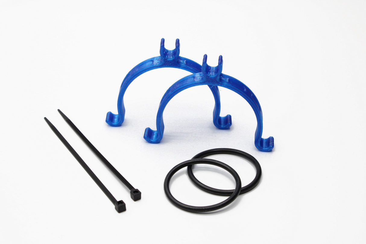 PP Tuning Brake Hose Holder Sets / Remslanghouder sets – 57 mm – Blauw