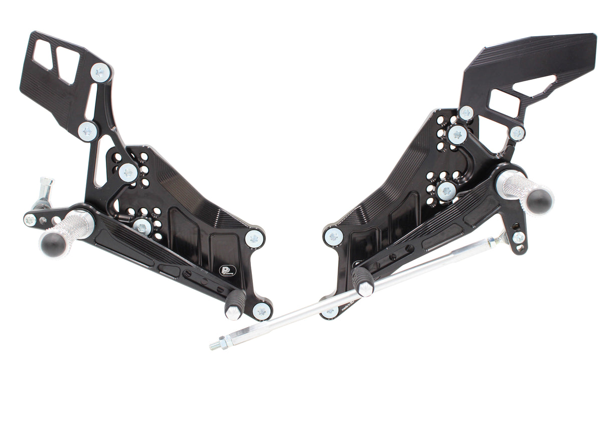 PP Tuning Rearset / Remschakelset Yamaha YZF R3 (2015 - ), R25/MT03/MT25 – RACE CONCEPT – Full Race Version / 690