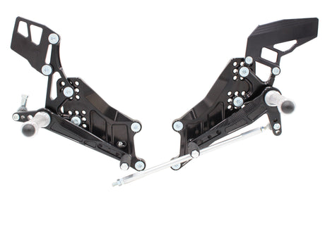 PP Tuning Rearset / Remschakelset Yamaha YZF R3 (2015 - ), R25/MT03/MT25 – RACE CONCEPT – Full Race Version / 690