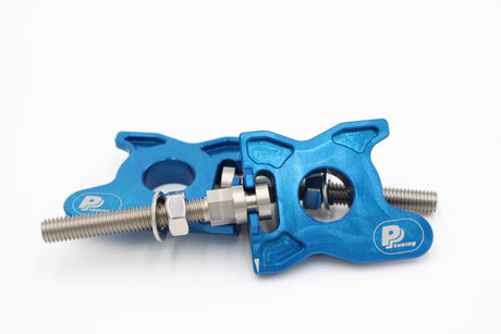 PP Tuning Chain Adjuster / Kettingspanner – Honda CB 750 Hornet (2023 - ) – Blauw