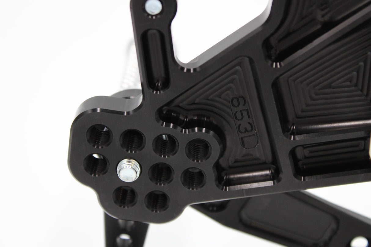 PP Tuning Rearset / Remschakelset Kawasaki Ninja ZX-4RR (2023–) – RACE CONCEPT – Standaard Shift / 653