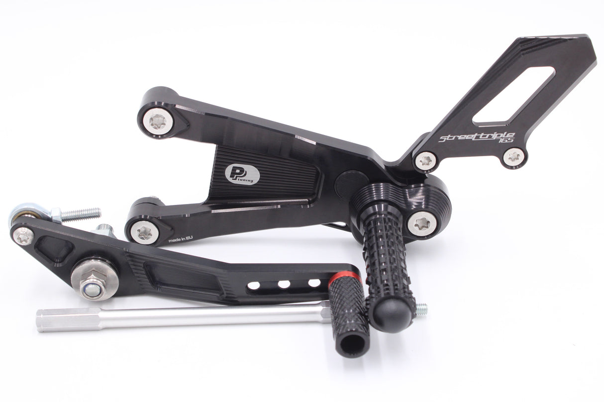 PP Tuning Rearset / Remschakelset Triumph Street Triple 765 (2023-) – PURE CONCEPT – Reverse Shift / 5510