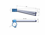 PP Tuning Clip-ons / Stuurhelften Ø50 – Type AG – Yamaha R7 (2026-) / 50AGC