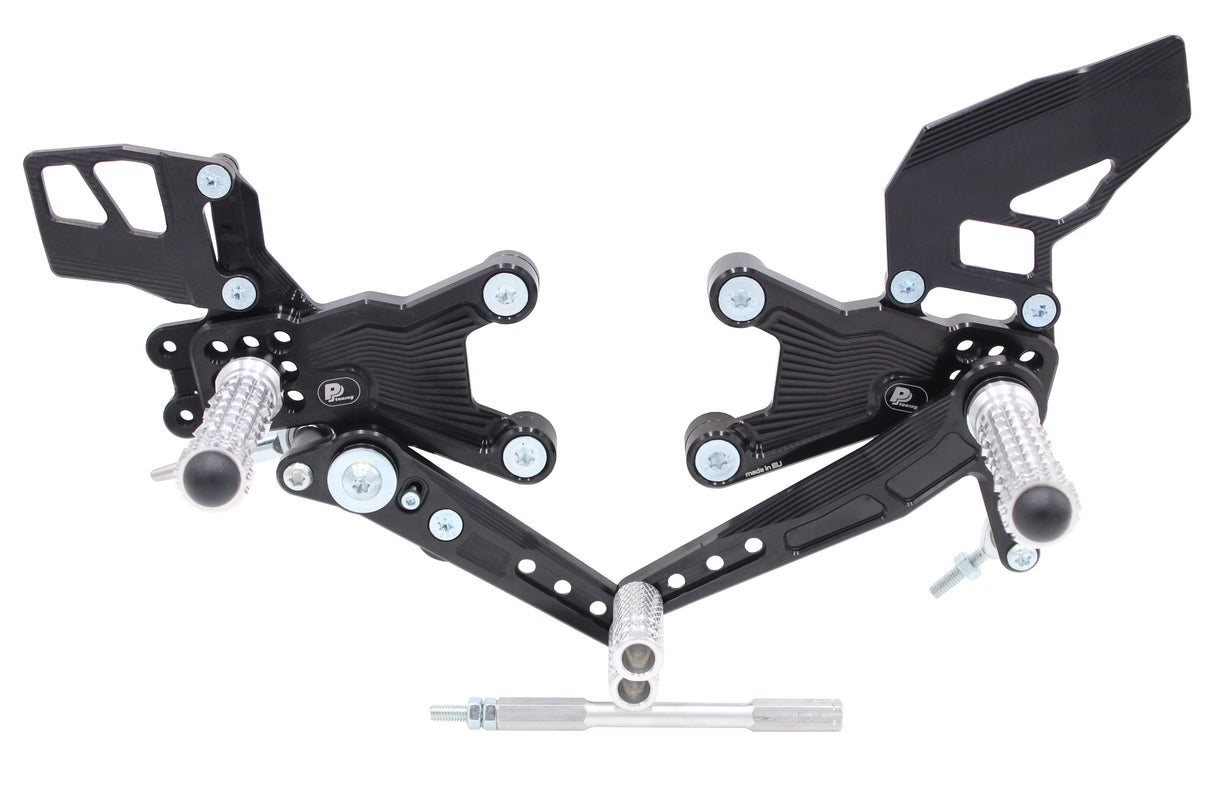 PP Tuning Rearset / Remschakelset Aprilia RSV4 / Tuono 1100 (2017–) – RACE CONCEPT – Standaard Shift / 507CS