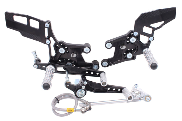 PP Tuning Rearset / Remschakelset Honda CBR 600RR (2007–2023) – RACE CONCEPT – GP Shift / 7370
