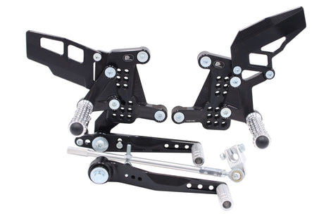 PP Tuning Rearset / Remschakelset Honda CB750 Hornet (2023-) without QS – RACE CONCEPT – Reverse Shift / 6740