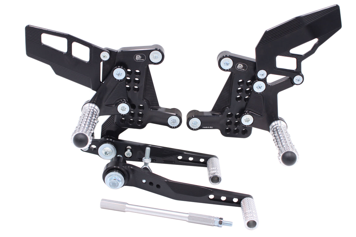 PP Tuning Rearset / Remschakelset Honda CB750 Hornet (2023-) without QS – RACE CONCEPT – Standaard Shift / 674