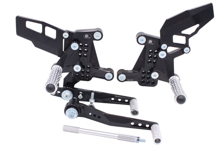 PP Tuning Rearset / Remschakelset Honda CB750 Hornet (2023-) without QS – RACE CONCEPT – Standaard Shift / 674
