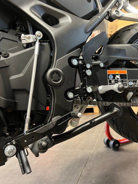 PP Tuning Rearset / Remschakelset Honda CB750 Hornet (2023-) without QS – RACE CONCEPT – Reverse Shift / 6740