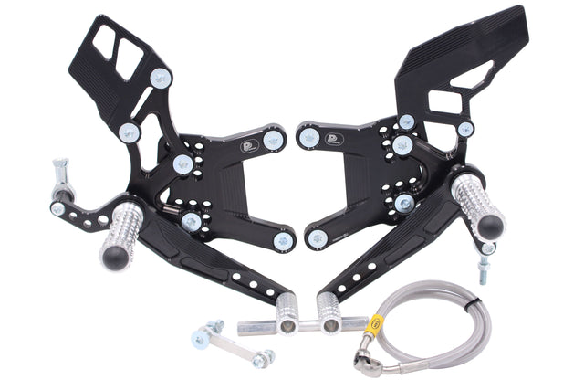 PP Tuning Rearset / Remschakelset Kawasaki ZX-6R, ZX636 (2019 - ) – RACE CONCEPT / 6431